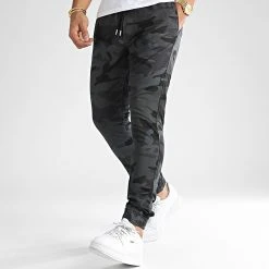 Vente flash 😀 Jogger Pant Super Skinny 2475 Gris Anthracite Camouflage de LBO 😀 -France LBO Soldes Boutique lbo 317668 FAB SHALBO 2475 20220729T081919 03