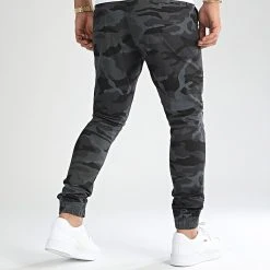 Vente flash 😀 Jogger Pant Super Skinny 2475 Gris Anthracite Camouflage de LBO 😀 -France LBO Soldes Boutique lbo 317668 FAB SHALBO 2475 20220729T081921 05