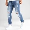 Offres 😍 Jean Skinny Fit Avec Déchirures 0047 Denim Bleu Medium de LBO ⭐ -France LBO Soldes Boutique lbo 317674 FAB LBO 1070318 0047 20220826T144222 01