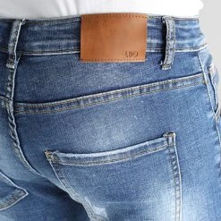 Offres 😍 Jean Skinny Fit Avec Déchirures 0047 Denim Bleu Medium de LBO ⭐ -France LBO Soldes Boutique lbo 317674 FAB LBO 1070318 0047 20220826T144225 04