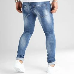 Offres 😍 Jean Skinny Fit Avec Déchirures 0047 Denim Bleu Medium de LBO ⭐ -France LBO Soldes Boutique lbo 317674 FAB LBO 1070318 0047 20220826T144226 05
