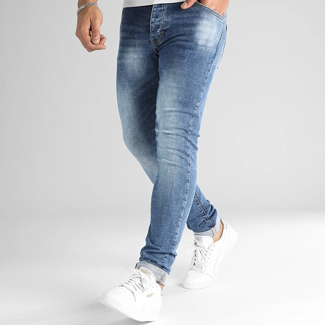 Grosses soldes ⌛ Jean Skinny Fit 0049 Denim Bleu Medium de LBO 🔥 5 Grosses soldes ⌛ Jean Skinny Fit 0049 Denim Bleu Medium de LBO 🔥 – Image 3
