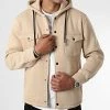 Coupon ⭐ Surchemise Uni Avec Capuche 2492 Beige de LBO ❤️ -France LBO Soldes Boutique lbo 318098 SHALBO 2492 20220805T151025 01