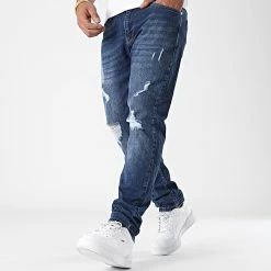 Bon marché ⌛ Jean Regular Fit 2479 Bleu Denim Foncé de LBO 🤩 -France LBO Soldes Boutique lbo 318106 SHALBO 2479 20220624T140015 03