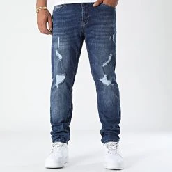 Bon marché ⌛ Jean Regular Fit 2479 Bleu Denim Foncé de LBO 🤩