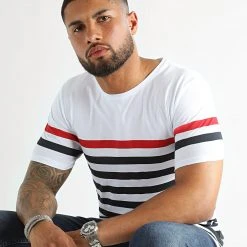 Coupon 🤩 Tee Shirt A Rayures 2493 Blanc Bleu Marine Rouge de LBO 🔥 5 Coupon 🤩 Tee Shirt A Rayures 2493 Blanc Bleu Marine Rouge de LBO 🔥 -France LBO Soldes Boutique lbo 318111 SHALBO 2493 20220711T152310 01