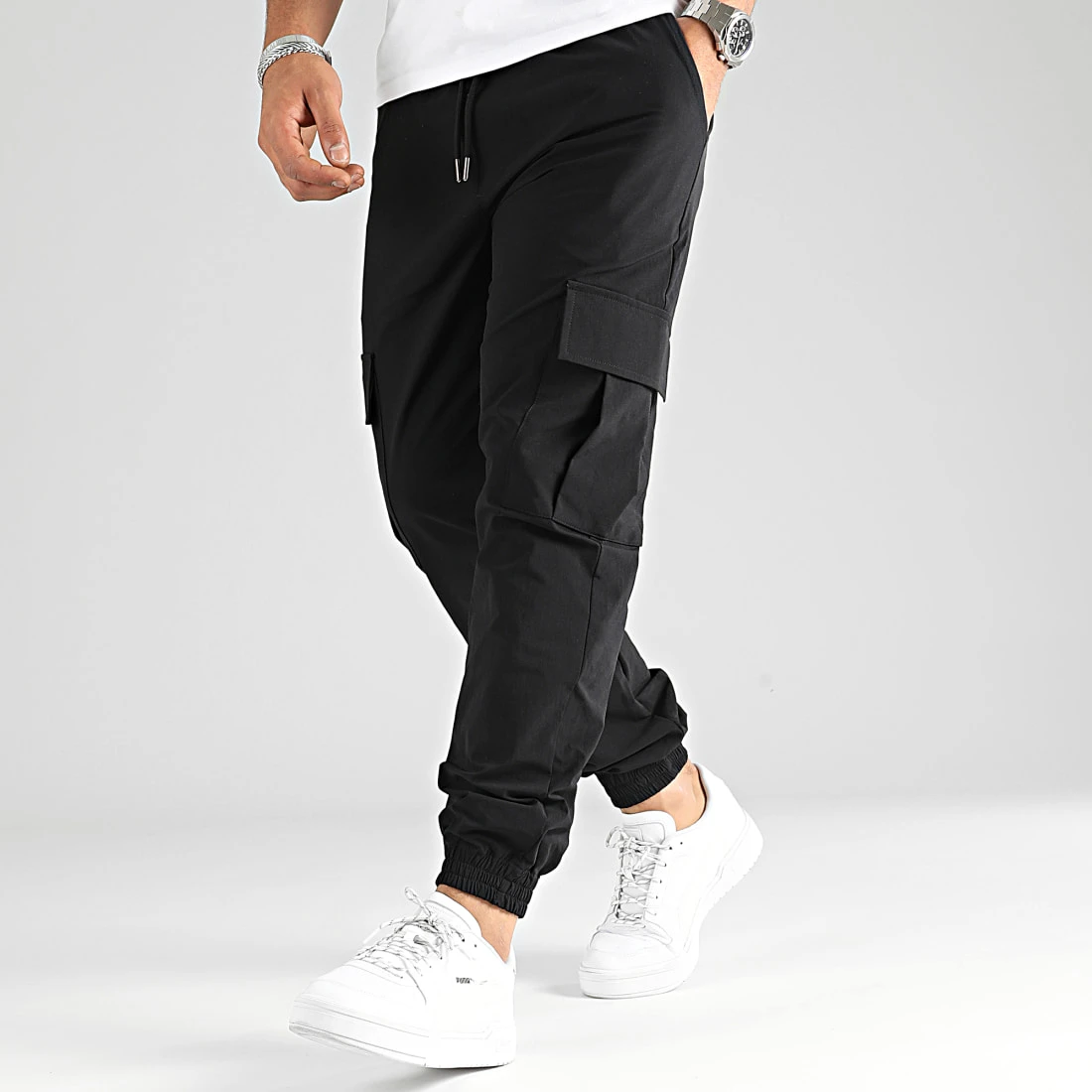 Grosses soldes 🤩 Pantalon Cargo Avec Poches 0162 Noir de LBO ✔️ 6 Grosses soldes 🤩 Pantalon Cargo Avec Poches 0162 Noir de LBO ✔️ – Image 4