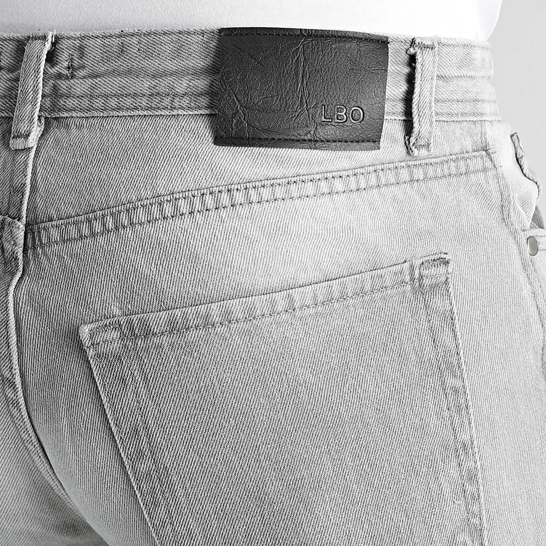 Budget 😀 Jean Relaxed Fit 2507 Denim Gris Clair de LBO 🧨 4 Budget 😀 Jean Relaxed Fit 2507 Denim Gris Clair de LBO 🧨 – Image 2