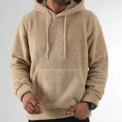 Tout neuf 😀 Sweat Capuche Mouton 0236 Beige de LBO 🛒