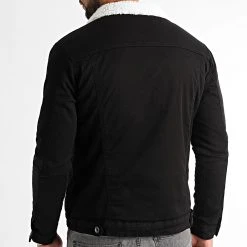 Tout neuf 😍 Veste Jean Interieur Mouton 1529 Denim Noir de LBO 👏 -France LBO Soldes Boutique lbo 321957 SHALBO 1529 20220809T145619 04