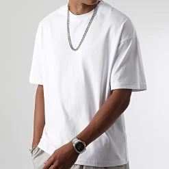 Bon marché 😉 Lot de 2 Tee Shirts Oversize Large 2567 Noir Blanc de LBO 🔔 -France LBO Soldes Boutique lbo 323189 SHALBO 2567 20220805T151110 03