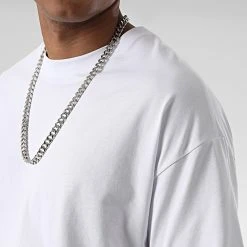 Budget ❤️ Lot de 2 Tee 💯 Shirts Oversize Large 2568 Blanc Beige de LBO ⌛ -France LBO Soldes Boutique lbo 323191 SHALBO 2568 20220805T160535 02