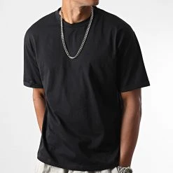 Acheter ✨ Lot de 2 Tee Shirts Oversize Avec Revers 2582 Noir Blanc de LBO 🎉 -France LBO Soldes Boutique lbo 323530 SHALBO 2582 20220805T160658 03