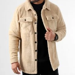 Grosses soldes ❤️ Surchemise Fourrure Mouton 0240 Beige de LBO 👍 -France LBO Soldes Boutique lbo 323784 1070546 0240 20221123T102942 01