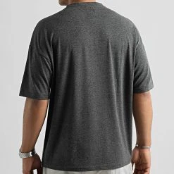 Tout neuf ✨ Tee ❤️ Shirt Poche Oversize Large Bicolore 2594 Blanc Gris de LBO 🔔 -France LBO Soldes Boutique lbo 324199 SHALBO 2594 20221103T121646 04