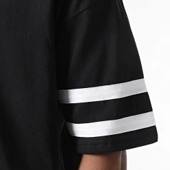 Meilleur prix 😀 Tee Shirt Oversize Large A Bandes 2595 Noir de LBO 😉 -France LBO Soldes Boutique lbo 324200 SHALBO 2595 20220805T160805 02