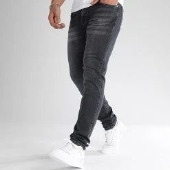 Vente flash ❤️ Jean Regular Fit 2410 Denim Noir de LBO ⌛ -France LBO Soldes Boutique lbo 327294 SHALBO 2410 20220919T151744 01