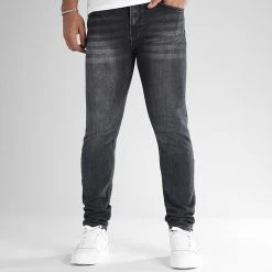 Vente flash ❤️ Jean Regular Fit 2410 Denim Noir de LBO ⌛ -France LBO Soldes Boutique lbo 327294 SHALBO 2410 20220919T151748 03