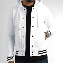 Offres 🔥 Veste Teddy A Capuche 2537 Blanc de LBO ✔️ -France LBO Soldes Boutique lbo 327326 SHALBO 2537 20221104T122352 03