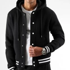 Top 10 ✨ Veste Teddy A Capuche 2538 Noir de LBO 🔔 -France LBO Soldes Boutique lbo 327328 SHALBO 2538 20221014T153134 03