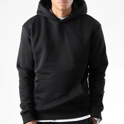 Bon marché 🧨 Sweat Capuche Molleton 2497 Noir de LBO 🤩