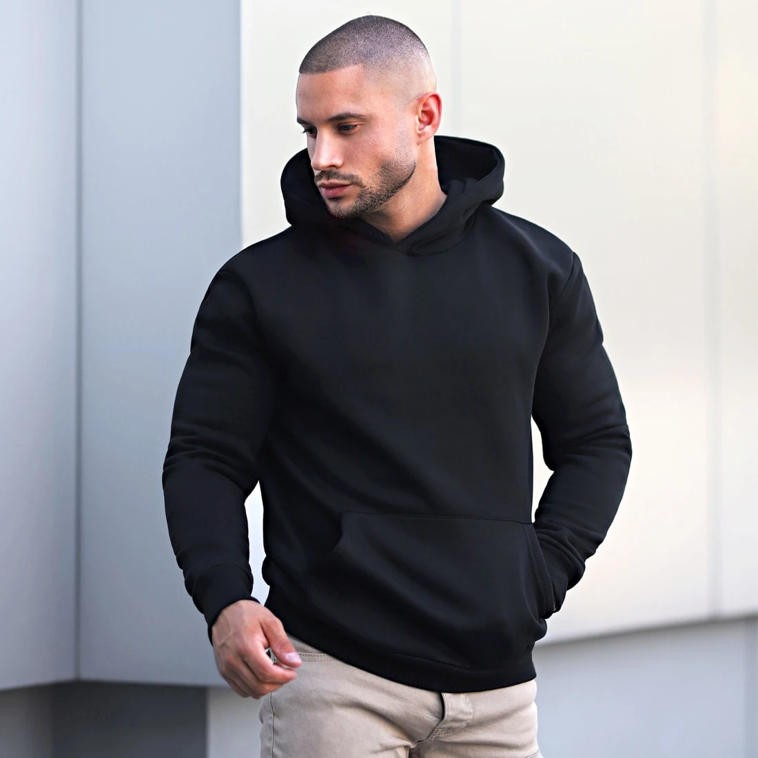 Bon marché 🧨 Sweat Capuche Molleton 2497 Noir de LBO 🤩 5 Bon marché 🧨 Sweat Capuche Molleton 2497 Noir de LBO 🤩 – Image 3