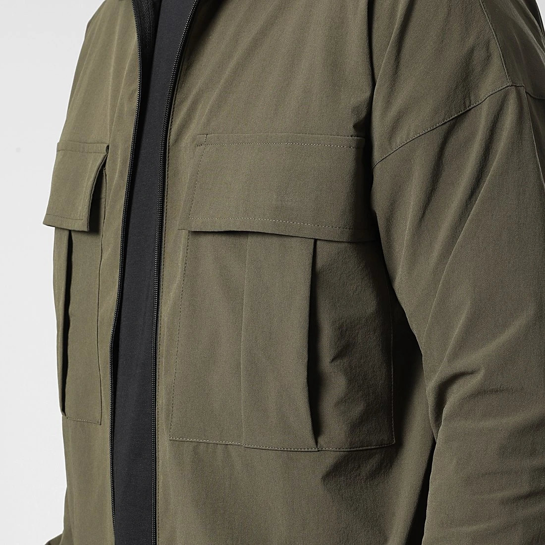 Meilleur prix 🌟 Veste Zippée Avec Poches 0200 Vert Kaki de LBO ✔️ 4 Meilleur prix 🌟 Veste Zippée Avec Poches 0200 Vert Kaki de LBO ✔️ – Image 2