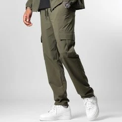 Vente flash 🔔 Pantalon Cargo 0198 Vert Kaki de LBO 😍 -France LBO Soldes Boutique lbo 327489 LBO 10701336 0198 20221014T143244 03