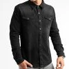Promo 👍 Chemise Jean Manches Longues Jean 0057 Noir Denim de LBO 🎉 -France LBO Soldes Boutique lbo 327505 LBO 1070318 0057 20220926T153142 01