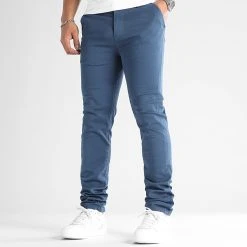 Budget 🤩 Pantalon Chino Classic 2682 Bleu de LBO ⌛ -France LBO Soldes Boutique lbo 329006 SHALBO 2682 20220926T154007 01
