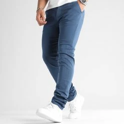 Budget 🤩 Pantalon Chino Classic 2682 Bleu de LBO ⌛ -France LBO Soldes Boutique lbo 329006 SHALBO 2682 20220926T154011 04