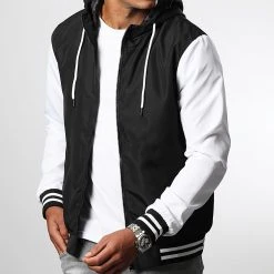 Top 10 ⭐ Veste Zippée Capuche Bicolore 0185 Noir Blanc de LBO ❤️ -France LBO Soldes Boutique lbo 329525 LBO 10701336 0185 20221018T075504 01