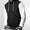 Top 10 ⭐ Veste Zippée Capuche Bicolore 0185 Noir Blanc de LBO ❤️ -France LBO Soldes Boutique lbo 329525 LBO 10701336 0185 20221018T075507 03