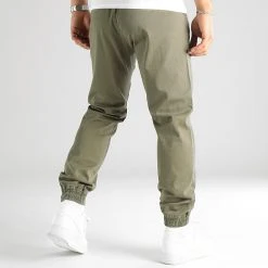 Meilleur prix ⌛ Jogger Pant Regular Fit 2466 Vert Khaki de LBO 💯 -France LBO Soldes Boutique lbo 330625 SHALBO 2466 20221014T081539 05