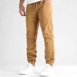 Bon marché ✔️ Jogger Pant Regular Fit 2707 Camel de LBO 🥰 -France LBO Soldes Boutique lbo 330626 SHALBO 2707 20220926T154037 03