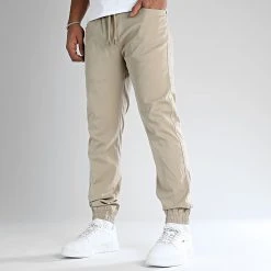 Acheter 🎁 Jogger Pant Regular Fit 2708 Beige de LBO 🎉 -France LBO Soldes Boutique lbo 330627 SHALBO 2708 20220919T152926 01