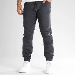 Meilleure vente 🔔 Jogger Pant Regular Fit 2709 Gris Anthracite de LBO 🥰 -France LBO Soldes Boutique lbo 330629 SHALBO 2710 20220920T154340 03
