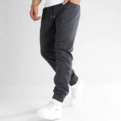Meilleure vente 🔔 Jogger Pant Regular Fit 2709 Gris Anthracite de LBO 🥰 -France LBO Soldes Boutique lbo 330629 SHALBO 2710 20221103T121700 05