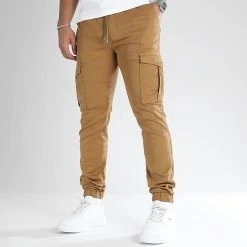 De gros ⌛ Pantalon Cargo Regular Fit 2711 Camel de LBO ❤️ -France LBO Soldes Boutique lbo 330631 SHALBO 2711 20220920T154430 03