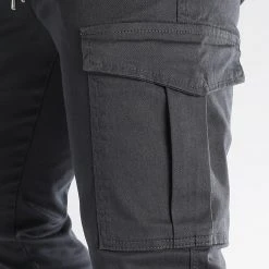 Sortie ✔️ Pantalon Cargo Regular Fit 2714 Gris Anthracite de LBO 😉 -France LBO Soldes Boutique lbo 330634 SHALBO 2714 20220920T154505 02