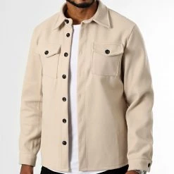 Offres 🌟 Surchemise Epaisse Uni 0127 Beige de LBO 💯 -France LBO Soldes Boutique lbo 331026 LBO 1070318 0127 20220901T094217 03