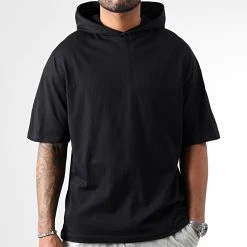 Budget 😀 Tee 🔔 Shirt Capuche Oversize Large 2659 Noir de LBO ⭐