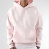 Sortie 🔔 Sweat Capuche Oversize Large Premium 2605 Rose Pale de LBO ✔️ -France LBO Soldes Boutique lbo 333061 SHALBO 2605 20221003T150329 01