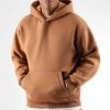 Sortie ❤️ Sweat Capuche Oversize Large Premium 2606 Camel de LBO 🧨