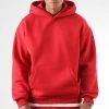 Bon marché 🛒 Sweat Capuche Oversize Large Premium 2607 Rouge de LBO ❤️ -France LBO Soldes Boutique lbo 333066 SHALBO 2607 20221003T150349 01