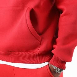 Bon marché 🛒 Sweat Capuche Oversize Large Premium 2607 Rouge de LBO ❤️ -France LBO Soldes Boutique lbo 333066 SHALBO 2607 20221003T150350 02