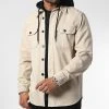 Acheter 🧨 Surchemise En Jean Avec Capuche 2532 Beige de LBO ✨ -France LBO Soldes Boutique lbo 333075 SHALBO 2532 20221028T153826 01