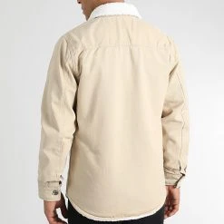 Sortie 🎁 Surchemise En Jean Interieur Mouton 2529 Beige de LBO ⭐ -France LBO Soldes Boutique lbo 333895 SHALBO 2529 20221028T155128 04