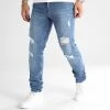 Grosses soldes 👍 Jean Regular Fit Avec Destroy 2499 Bleu Denim de LBO 🌟 -France LBO Soldes Boutique lbo 333903 SHALBO 2499 20220926T153941 03