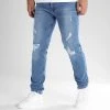 Top 10 🔔 Jean Regular Fit Avec Destroy 2680 Bleu Denim de LBO ⌛ -France LBO Soldes Boutique lbo 333914 SHALBO 2680 20220919T151918 05